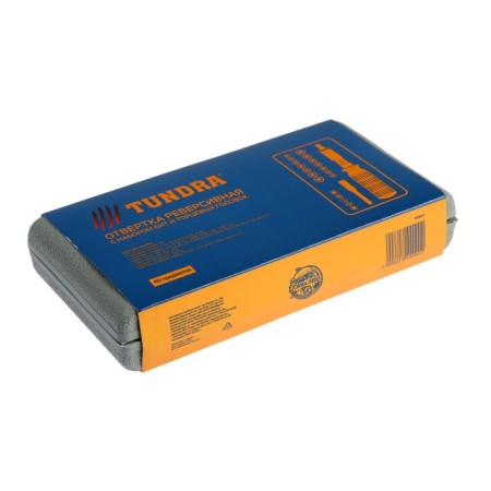 A screwdriver with a set of bit and tundra heads, reversible, in a case, 40 objects-5