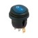 Cliva switch Round 250V 6A (3C) On-OFF blue with backlight moisture protection Rexant