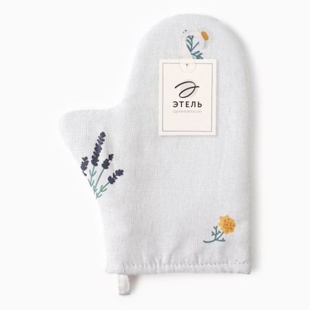 Mittens-Object Ethel "Field flowers" 20x27cm, Rogozhka 176 g/m2, 100% HL-3