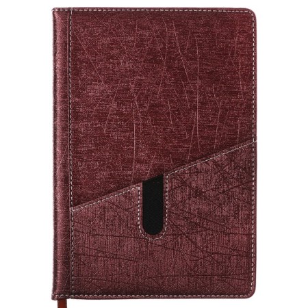 Organizer A5, 120 sheets in a ruler, with a pvc cover with a pocket, mix-5
