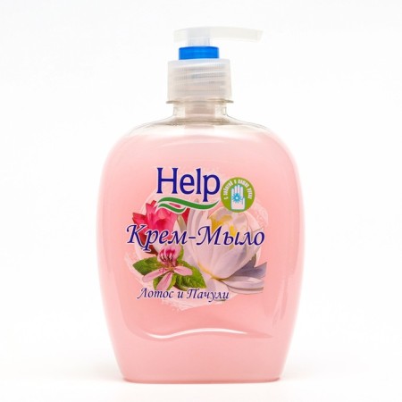 HELP Cream "Lotus and Patchouli", with a dispenser, 500 ml