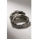 Ring "Right" Dragon in hibernation, color black silver, dimensionless