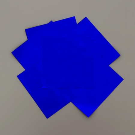 Foil for sweets 10*10cm 100pcs., Royal blue
