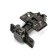 The loop is half -laying with an eccentric Softly CLAP, the color is black nickel, 2 pcs.