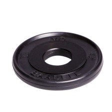 Olympic disk D = 51 mm, black color, 1.25 kg