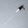 Pump for a dispenser, stainless steel, thread diameter 28 mm, stick length 20 cm, black color