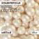 Confectionery sprinkling with a soft center "Pearls", silver 12-13 mm, 1.5 kg