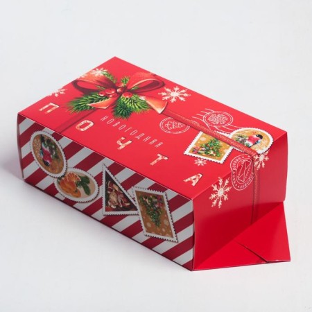 The prefabricated box - the context of "New Year's Post", 18 x 28 x 10 cm, New Year-2