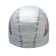 ATEMI Pu 305 swimming cap, fabric with polyurethane coating, silver color, print