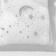 Gift bag “Stars with a month”, 7 × 9, white color with silver