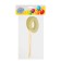 Topper in the “0” cake, set 6 pcs., Mix color