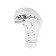 PPP handle, cobra for diameter 8/10/12/14 mm, white