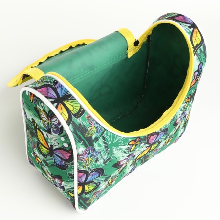 Cosmetic bag with lightning, mint color-6