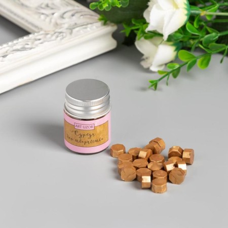 Surgut in granules in the jar of "octagonal" light gold 9 g 4.5x3x3 cm