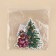 Schildik decorative for the gift "Hare at the Christmas tree", 6.3 x 7 cm, New Year