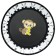 Batut children's Onlytop "Monkey", D = 97 cm, yellow color