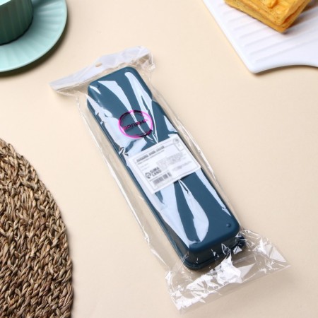 A set of cutlery in a case of a share, fork, spoon, knife, color mix-5
