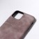 Luazon cover for iPhone 11 Pro, with a compartment for cards, leatherette, brown