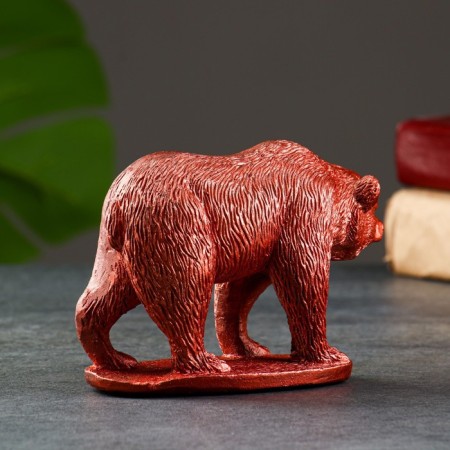 Figure "Bear" copper 9x11x5cm-2