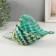 Suvenir glass "Sink with a pattern of waves" under the Muranian glass 21x9x12 cm