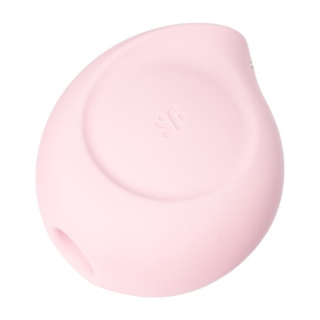 Vacuum-wave contactless stimulator of the Satiffyer Sugar Rush clitoris, silicone, pink color-15
