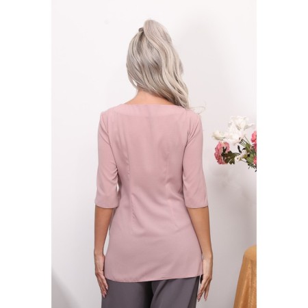 Female blouse, size 42, pink color-10