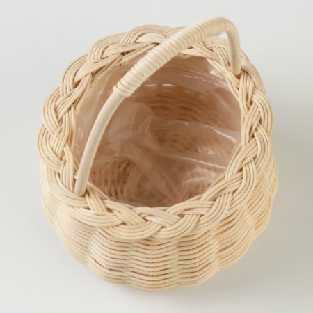 Wicker basket, 15.5 x 8/19.5 cm, rattan-3