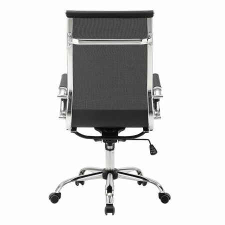 Office armchair Brabix "Line EX-530", chrome, mesh, black, 531846-3