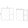 Viant mirror “Boston 70” 160x700x700 mm, right/left, without light