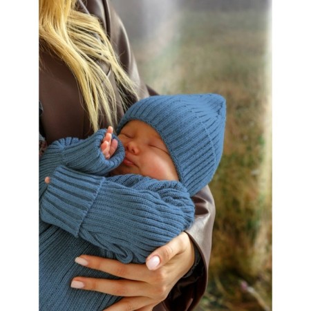 Knitted Knitty Children's Pure Love Tot, height 62 cm, blue color-8