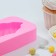 Form for ice cream of the Dilan "Capcake", silicone, 14 × 7.5 × 2.5 cm, pink color