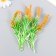 Decor for creativity "muscari with leaves" set of 6 pcs Orange 11 cm