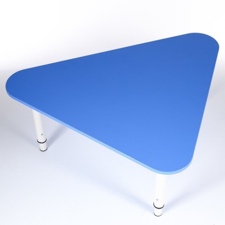 Table triangle growing gr.0-3 on a metal frame, blue-1