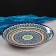 Largan Rishtan ceramics "Patterns", 31 cm, blue