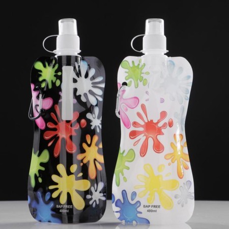 Water flask, 400 ml, "juicy colors", 28 x 11 cm, mix-4