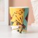 Ceramic mug “Create beauty”, 420 ml, yellow color