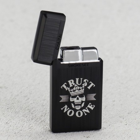 Gas lighter "Trust", 3.5 x 6.8 cm.-2