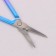 Scissors are manicure, straight, narrow, 8.8 cm, chameleon color