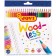 Pencils 24 colors Jovi Wood -less, trihedral, plastic, cardboard packaging, euro suspension