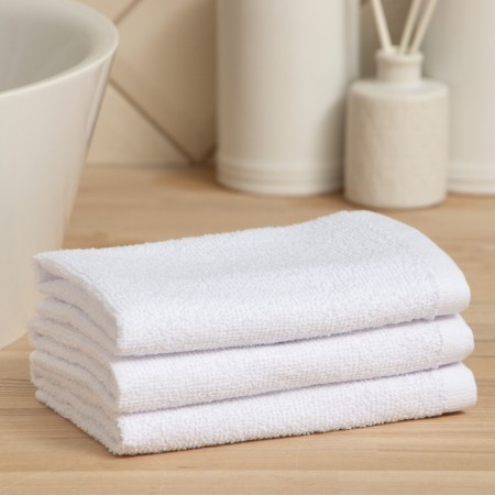 Terry napkin Universal for cleaning Saves and I, white, 100% cotton, 350 g/m2