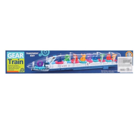 The train "gears", light and sound, works from batteries-5