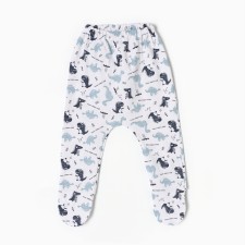 Children's sliders, white/dino color, height 56 ​​cm