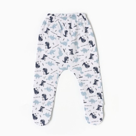 Children's sliders, white/dino color, height 56 ​​cm