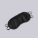 Sleep mask, satin, double elastic, 19 × 8.5 cm, black color