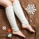 Women's woolen hetras, white color