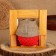 Brown Romachik "House - Full Cup", in the frame, 20 x 20 cm, mix