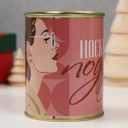 A gift for socks in a bank with a print "for a friend" (female)-1