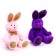 Soft toy "Rabbit", fluffy, Mix colors