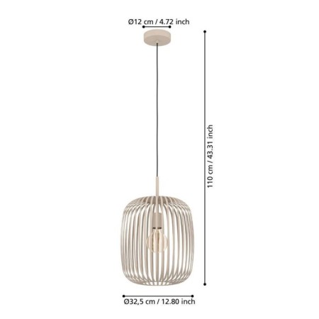 SOMAZZINA suspension ceiling lamp, 1x40W E27-5