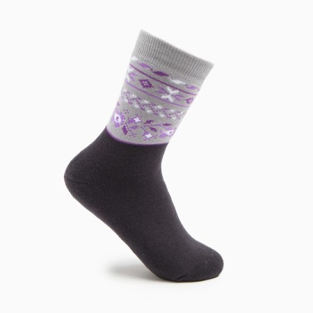 Women's socks, dark gray color, size 23-25